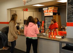 The Rock Shop opened at the beginning of the 2019 school year for the first time. It is open periods 1-4 every day, and is run by students and staff.